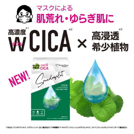 【SALE 50%OFF】CICAトリプルリペアマスク 20枚入