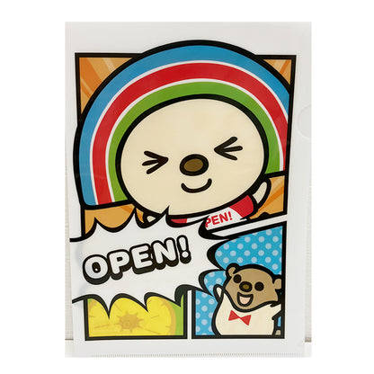 OPENちゃん　日本オリジナル　A4クリアファイル（コミック）