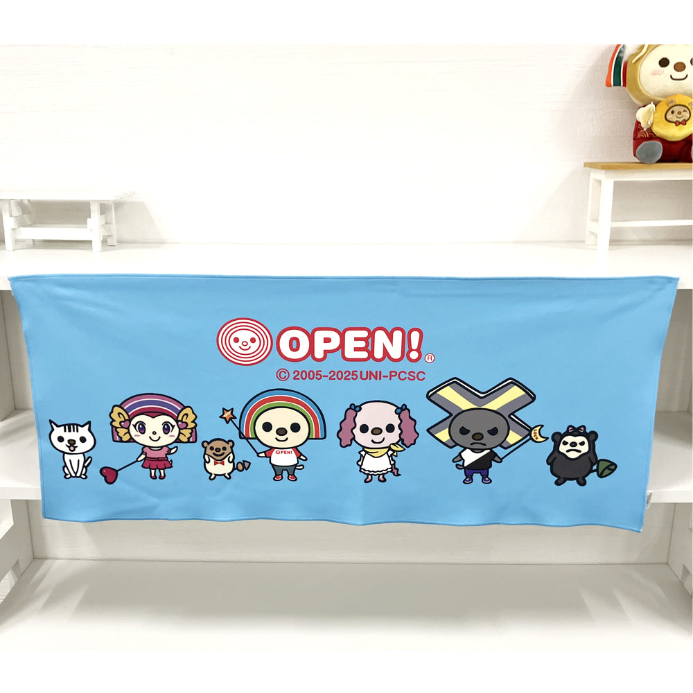 OPENちゃん　日本オリジナル　フェイスタオル（フレンズ）