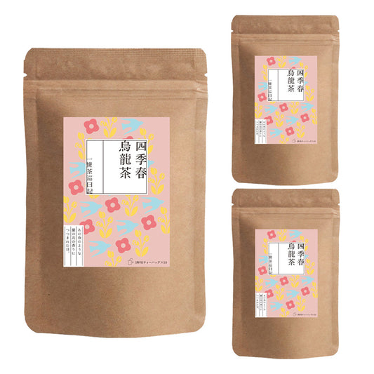 一福茶巡日記　四季春烏龍茶　1杯用ティーバッグ１0入 ×３袋